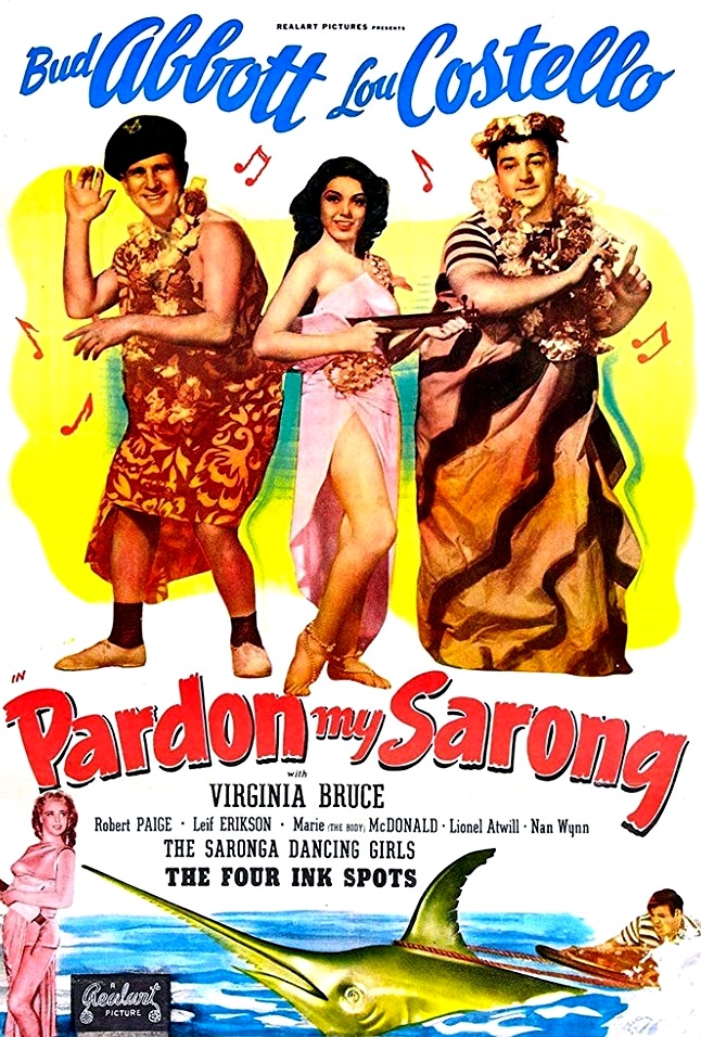 Movie poster for pardon my sarong