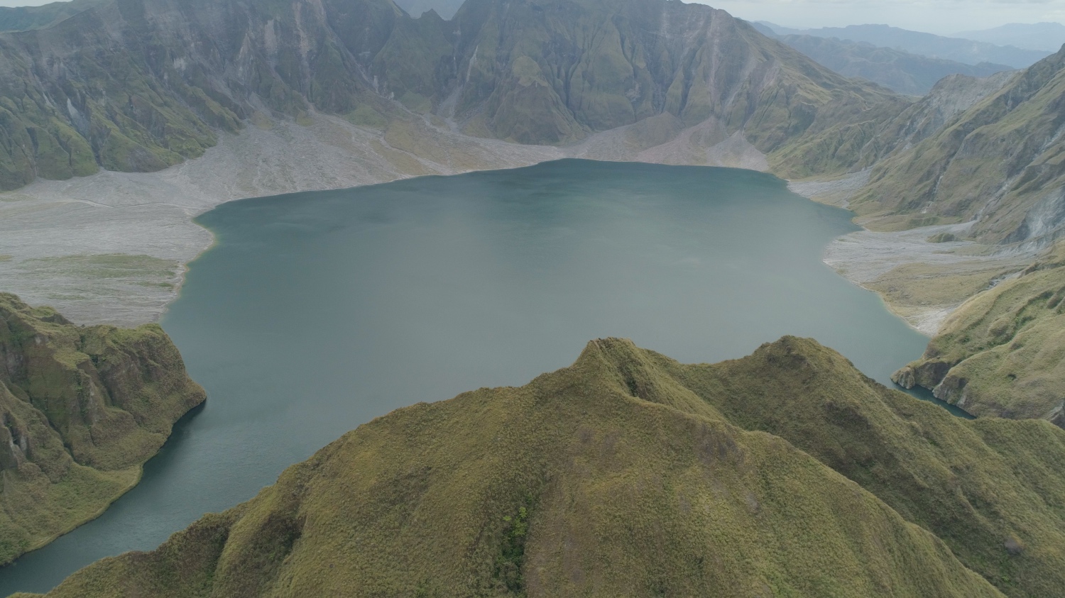 Lake Pinatubo is a crater lake that formed after Mount Pinatubo’s eruption in 1991. It is the deepest lake in the country.
